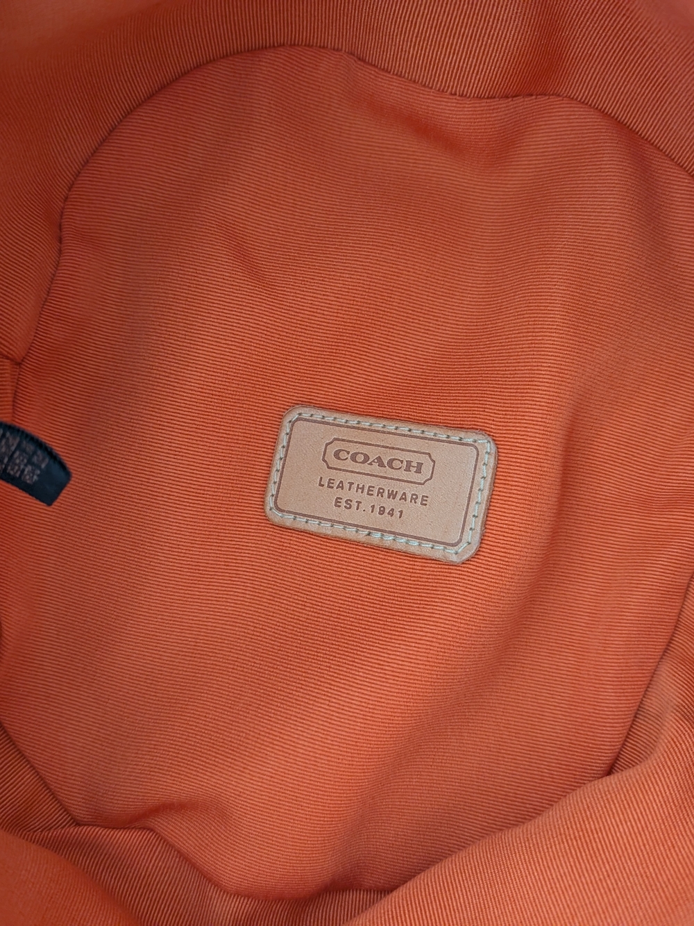 Coach Beige and Brown Signature Logo Bucket Hat - Picture 4 of 5